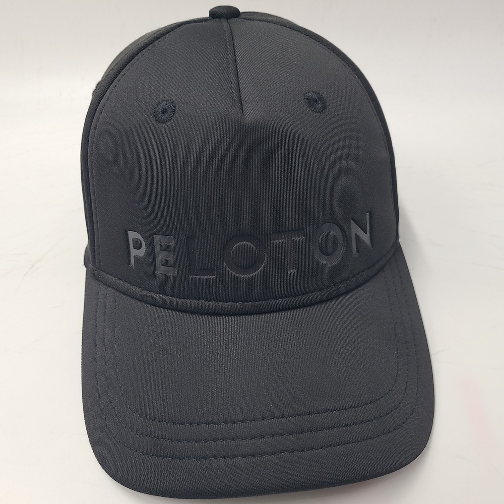 Peloton Hat Strapback (Seems Small) Black Bike Bicycle Hike Exercise Cycling